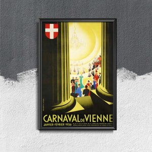 Poster an der Wand Caraval Wien