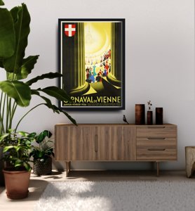 Poster an der Wand Caraval Wien