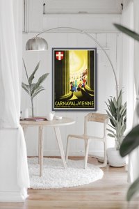 Poster an der Wand Caraval Wien
