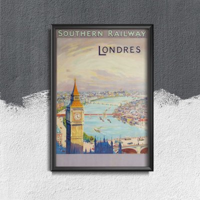 Weinleseplakat Southern Railway London