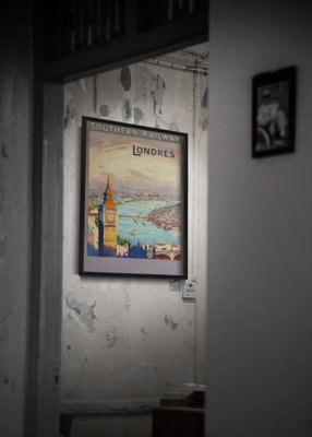 Weinleseplakat Southern Railway London