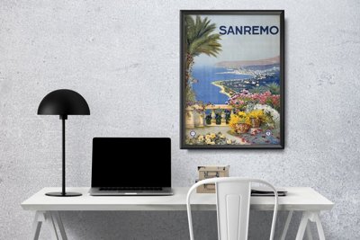 Retro-Poster Sanremo Italien