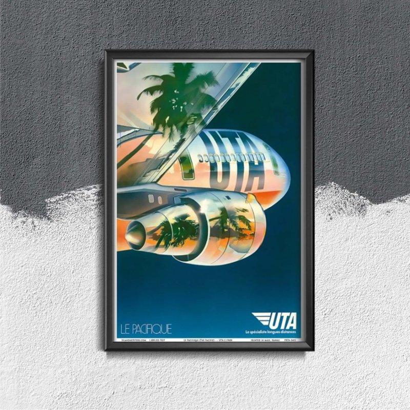 Poster an der Wand Pacific Airlines Uta