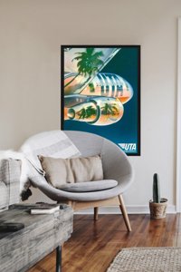 Poster an der Wand Pacific Airlines Uta