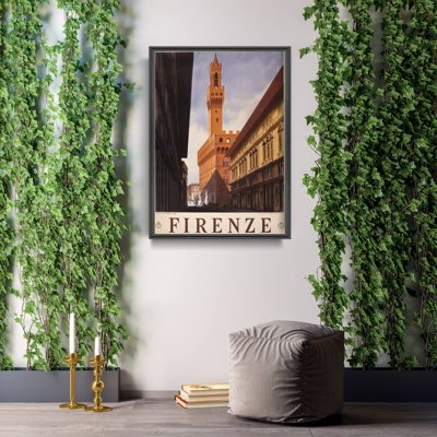 Plakat für den Frieden Retro Plakat Firenze Italien