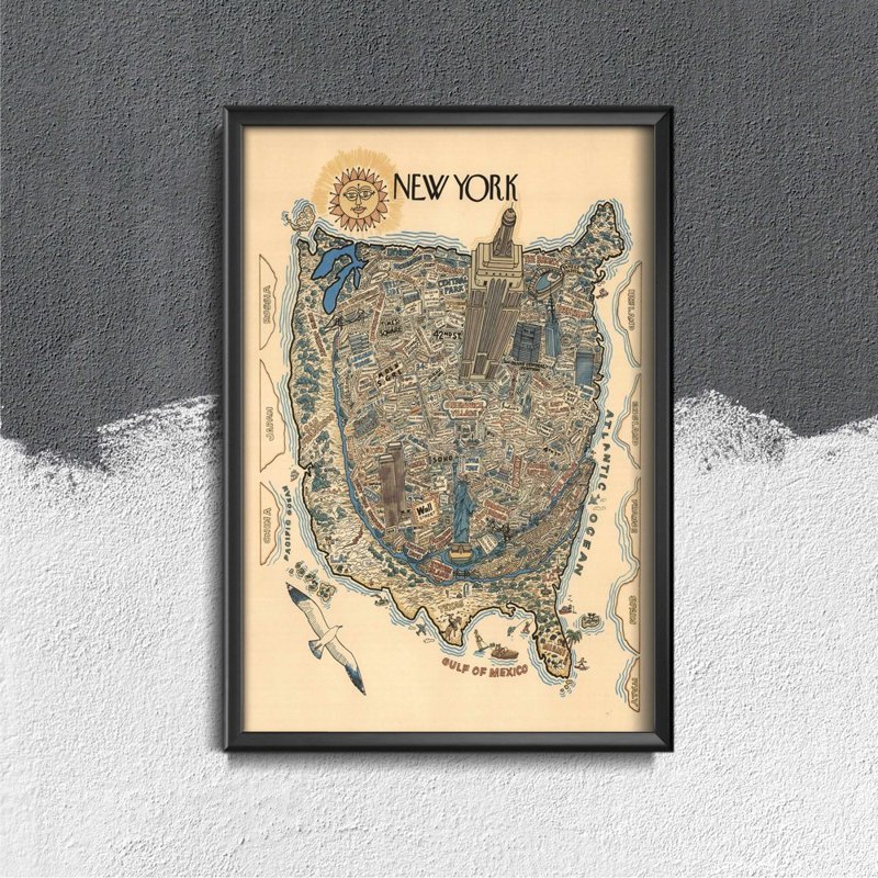 Plakat-Weinlese New York