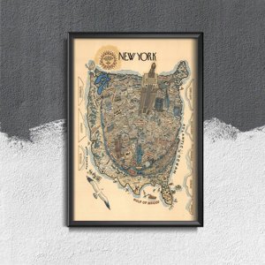 Plakat-Weinlese New York