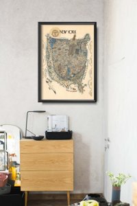 Plakat-Weinlese New York