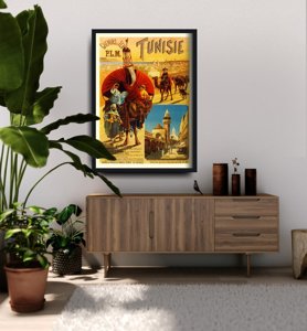 Poster an der Wand Tunesien