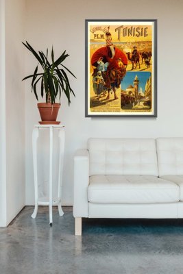 Poster an der Wand Tunesien