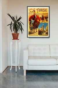 Poster an der Wand Tunesien