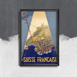 Retro-Poster La Suisse Francaise