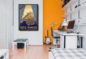 Retro-Poster La Suisse Francaise