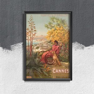 Poster im Retro-Stil Poster von Cannes