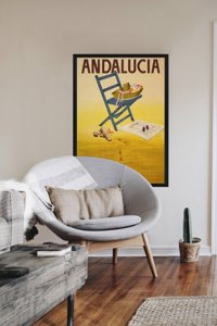 Poster an der Wand Andalusien Spanien