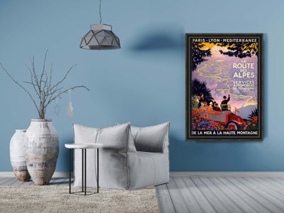 Plakat für den Frieden La route des Alpes Lyon
