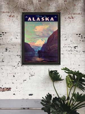 Retro-Poster Dies ist Alaska