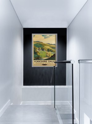 Weinleseplakat für das Wohnzimmer Yorkshire Dales
