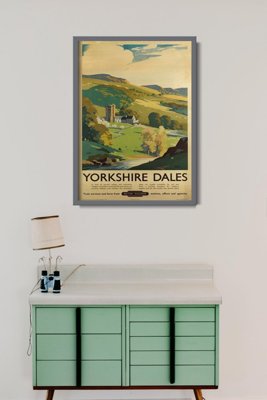 Weinleseplakat für das Wohnzimmer Yorkshire Dales