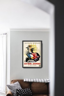 Plakat für den Frieden Salon Autos Brüssel