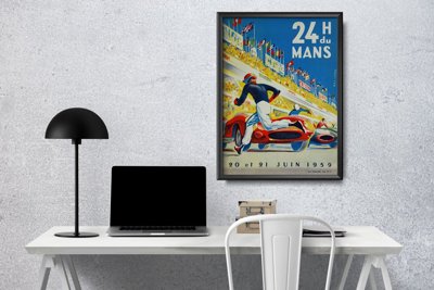 Poster im Retro-Stil Beligond h von Le Mans