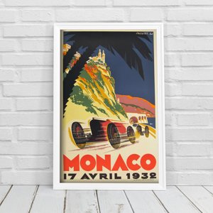 Poster an der Wand Cars Monaco