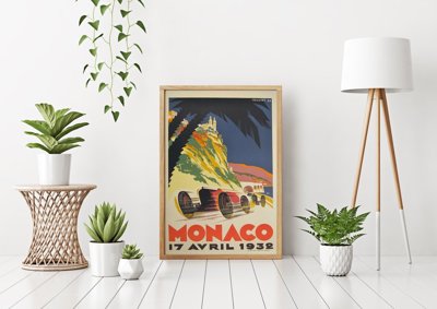 Poster an der Wand Cars Monaco