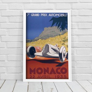 Plakat für den Frieden Monaco Grand Prix Automobile