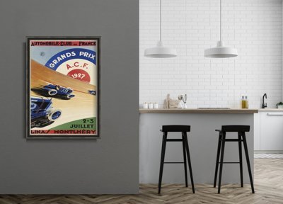 Plakat für den Frieden Automobil-Grand Prix von Frankreich