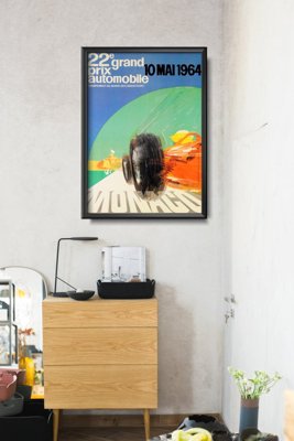 Poster im Retro-Stil Monaco Grand Prix Automobile