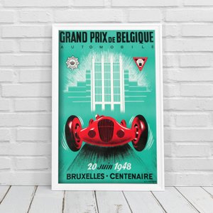 Poster an der Wand Grand Prix Automobile de Belgique