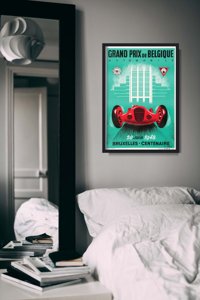 Poster an der Wand Grand Prix Automobile de Belgique