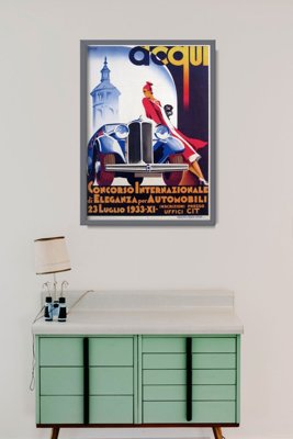 Plakat für den Frieden Acqui Concorso Internazionale di Eleganza für Automobili