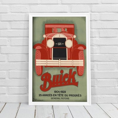 Plakat-Weinlese Rene Vincent Buick Auto