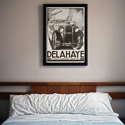Retro-Poster Delahaye Confort Elegance