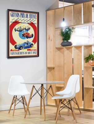 Poster im Retro-Stil Grand Prix de France
