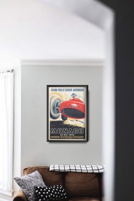 Poster an der Wand Monaco Grand Prix