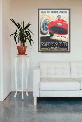 Poster an der Wand Monaco Grand Prix