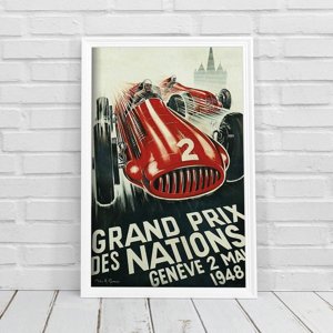 Retro-Poster Grand Prix des Nations Geneve