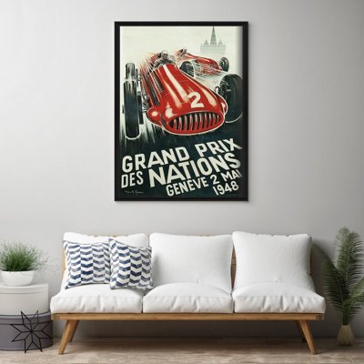 Retro-Poster Grand Prix des Nations Geneve