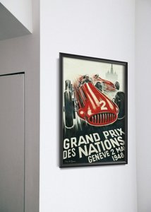 Retro-Poster Grand Prix des Nations Geneve