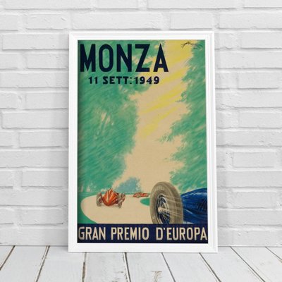 Retro-Poster Monza Grand Prix Gran Premio d'Europa