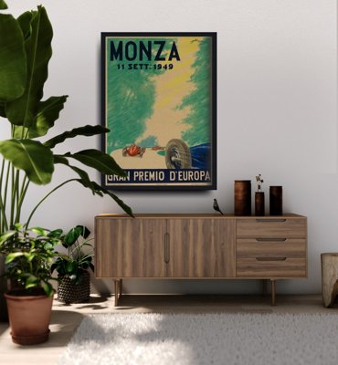 Retro-Poster Monza Grand Prix Gran Premio d'Europa