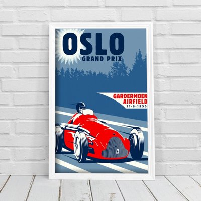 Plakat-Weinlese Oslo Grand Prix