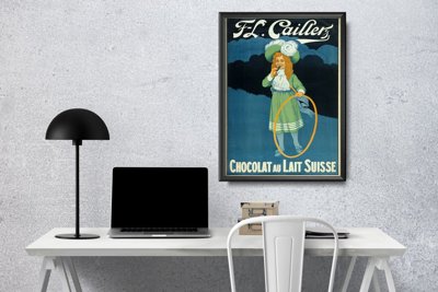 Poster an der Wand Chocolat au Lait Suisse