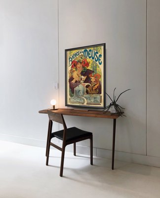 Retro-Poster Werbung-Art Nouveau Bieres de la Meuse