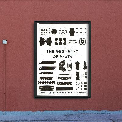 Poster im Retro-Stil Geometrie von Pasta