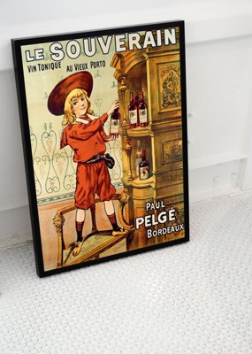 Retro-Poster Werbebedruck Le Souverain