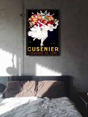 Weinleseplakat Cusenier Likör Werbung