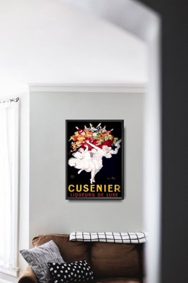 Weinleseplakat Cusenier Likör Werbung